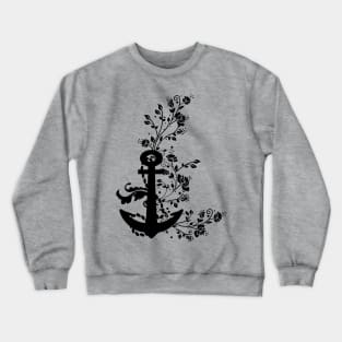 Anchor flowers vintage Crewneck Sweatshirt